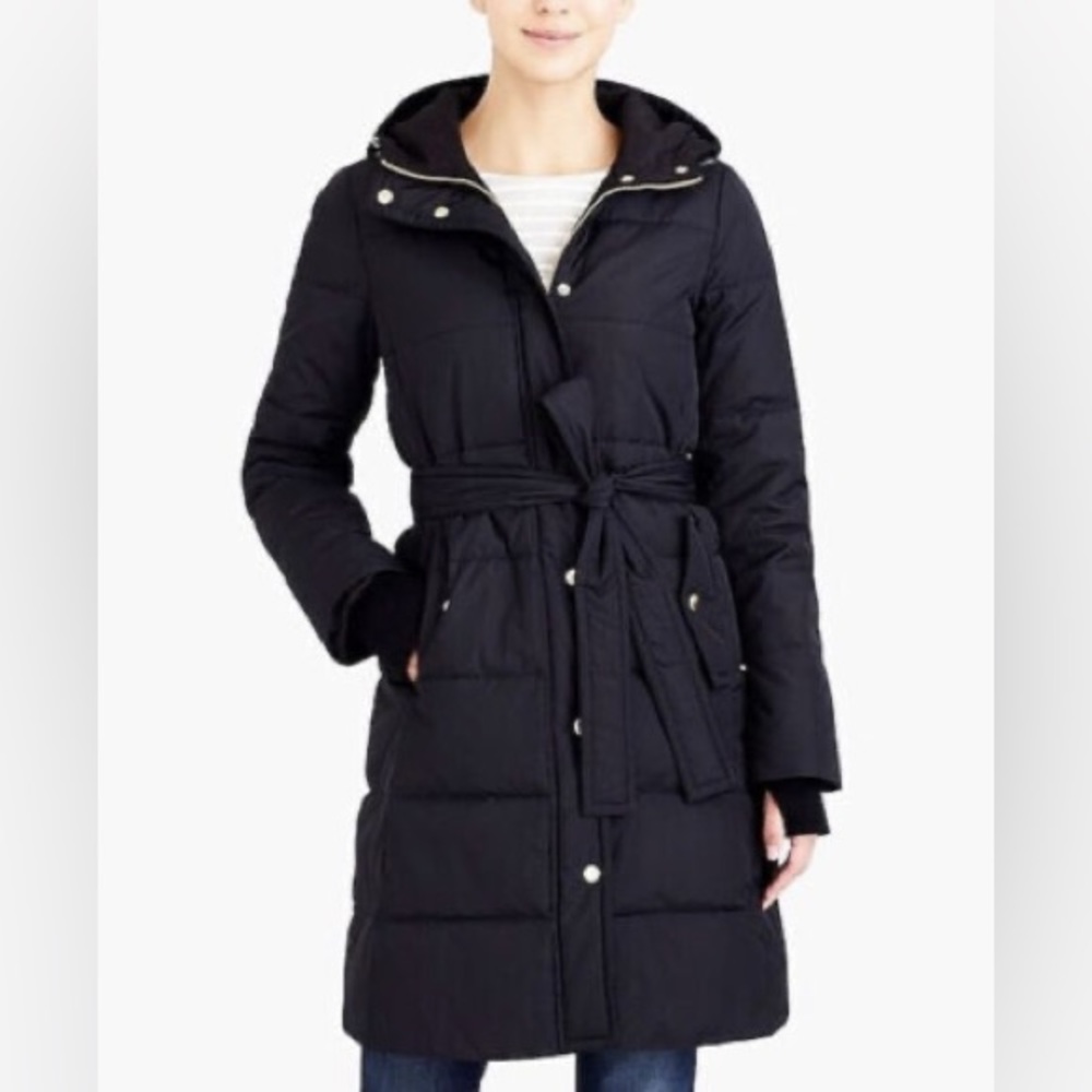 J.Crew Black Puffer Jacket